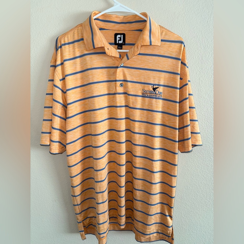 Foot Joy Men’s Polo Southern Dunes Golf & Country Club Golf Shirt‎ size Large